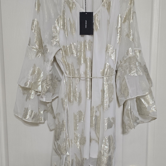 Shimmering Ruffled Mini Dress - Picture 4 of 7